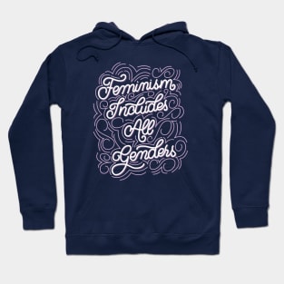 Feminism includes all genders Hoodie